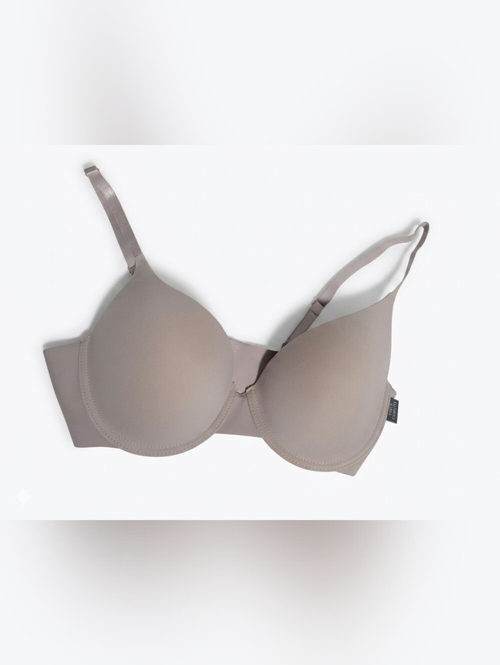 Vince Camuto Neutral Mauve Seamless Molded Underwire Bra